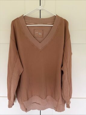 Aerie V-Neck Sweatshirt